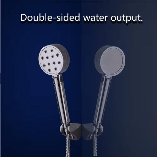 Modern Bathroom Lizhen Propeller Driven Handheld Shower Head High Pressure Water Saving
