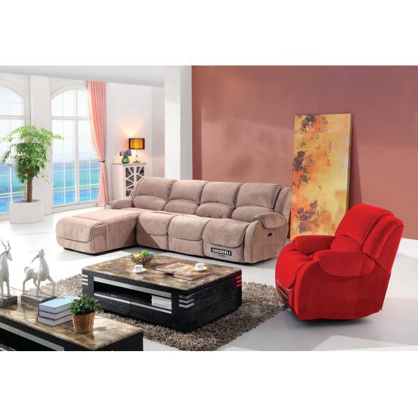 modern home sectional fabric recliner sofa furniture