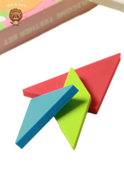 Sensory Teething Silicone Baby Toys BPA Free Non Toxic Puzzle With Size Is 15*15*3cm And Weight Is 220 Gram