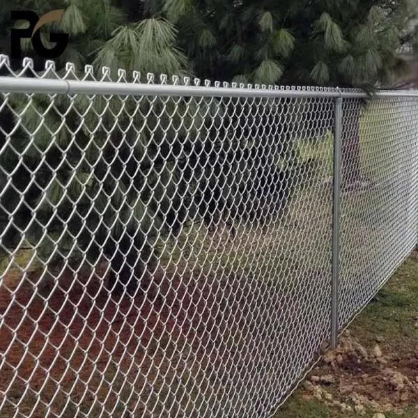 6feet 6x6 Hot Dipped Galvanized Chain Link Fence For Industry