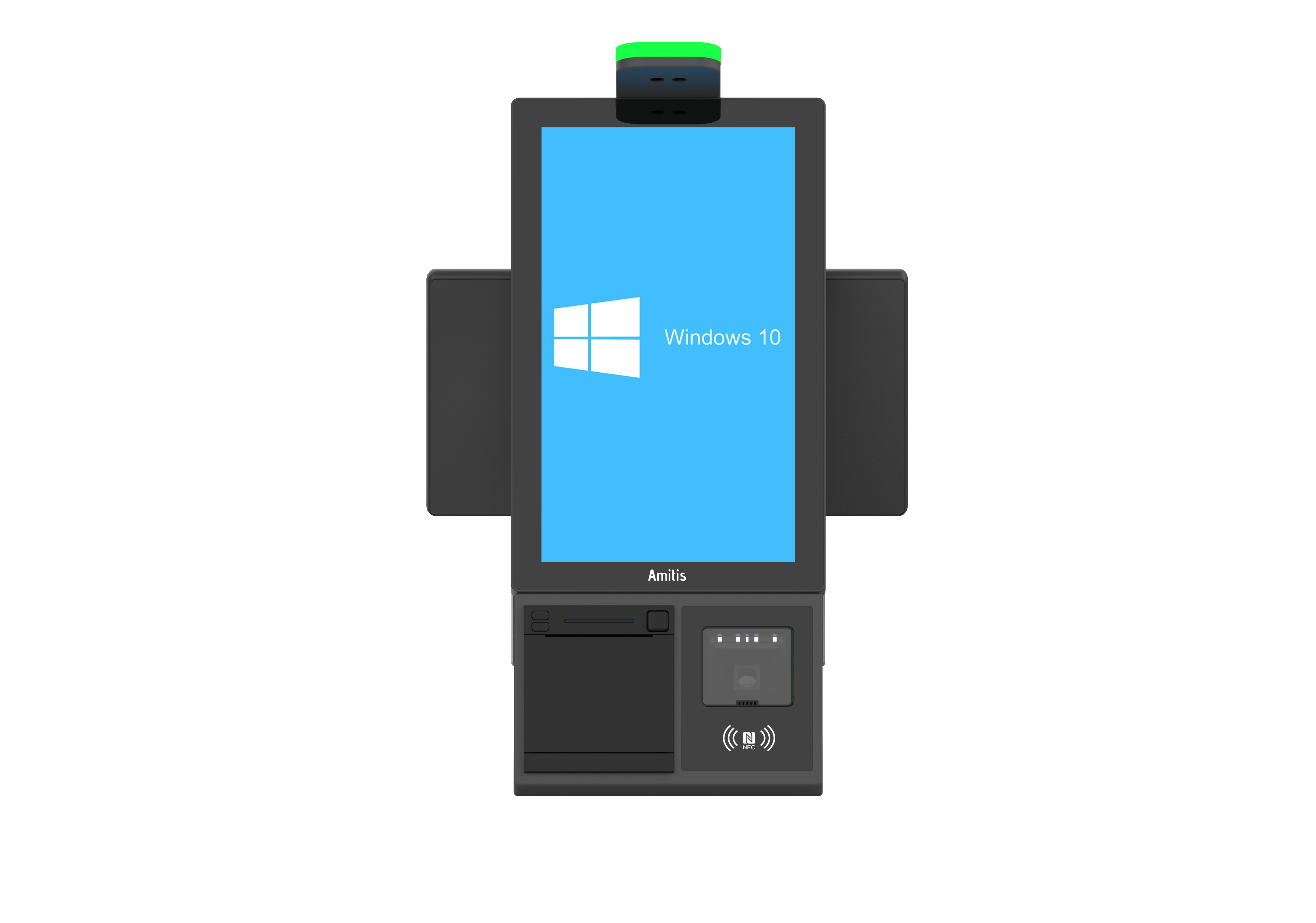 AK80 Compact Self Checkout Kiosk 15.6