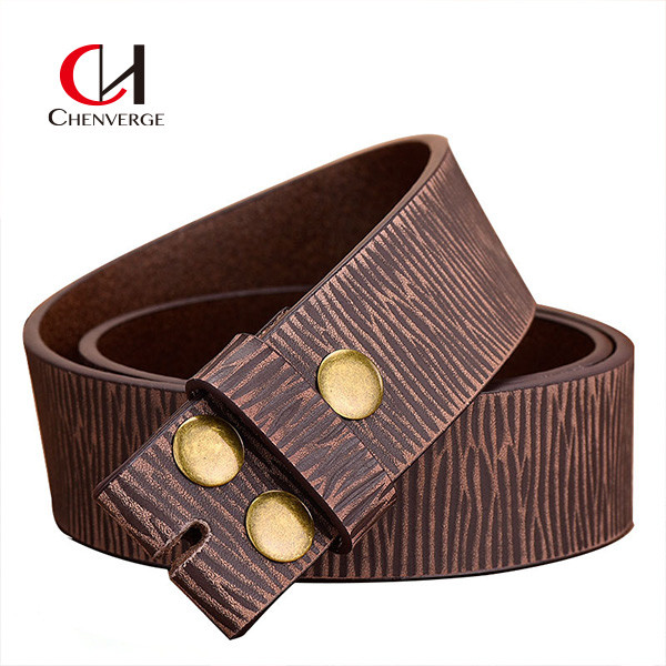 Винтажная кожа людей подпоясывает 110cm цвет Брауна черноты 4 пряжек