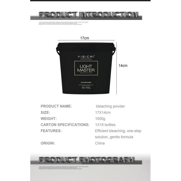 1000g Premium Hair Bleaching Powder – Anti-Damage Formula, 8-Level Lightening, Smooth Application