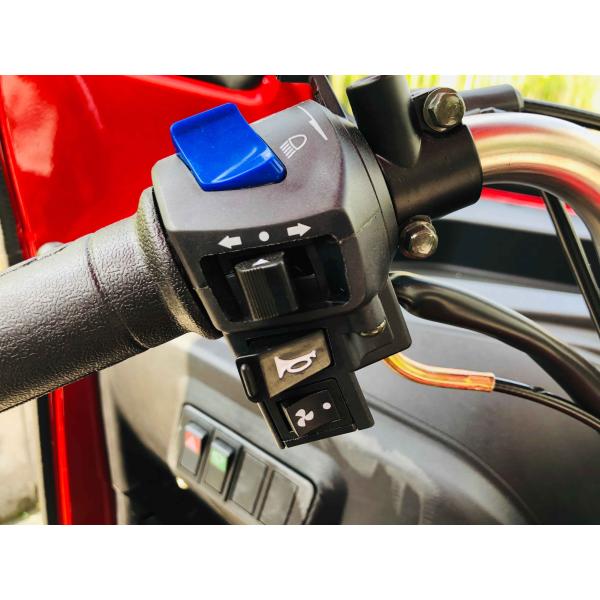 800W DAYANG Semi Cabin Cargo Tricycle with 250cc Engine and Hydraulic Strut Motorcycle