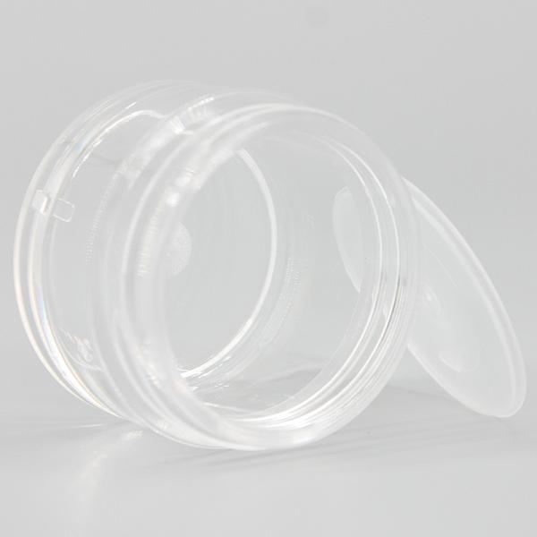 Creme facial que empacota recipientes cosméticos vazios transparentes do cilindro 25ml