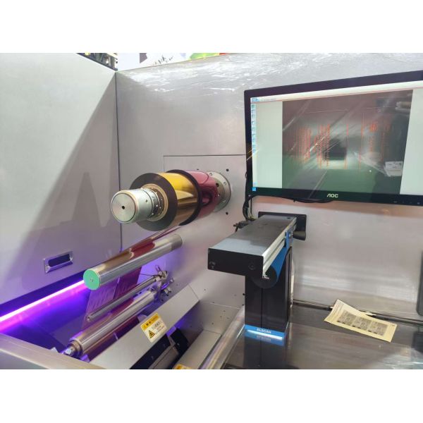 EcooSpark Digital Label UV Varnish Printing and Foil Stamping Machine with Braille Printing