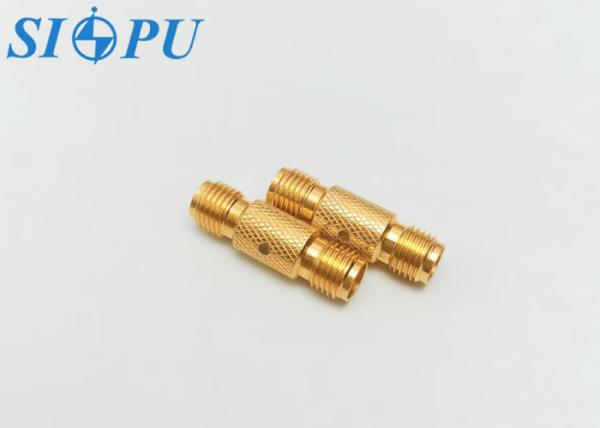 SMA Female to SMA Female RF Coaxial Adapter – Gold Plated