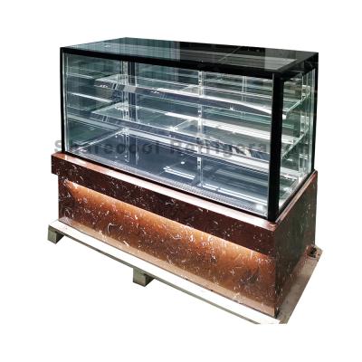 le réfrigérateur d'affichage de gâteau de 1.2m 1.5m 1.8m abaissent Loise 2 étagères réglables