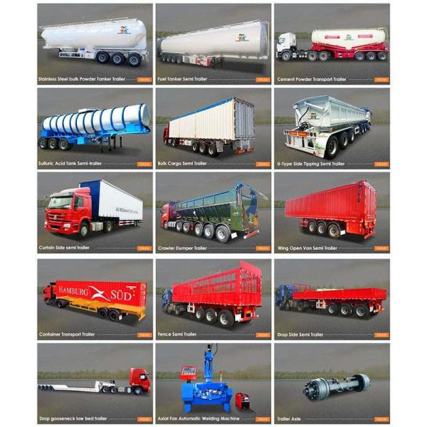 Сверхмощный 3 бренд Genron трейлера тележки коробки гусеницы цапф 60T используемый к пескам доставки