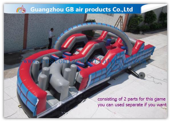 Giant Inflatable Amusement Park With Large Roller Coaster for Activities Entertainment