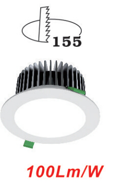 Отсутствие UV 5 освещение потолка СИД дюйма 25W 2375LM SAMSUNG для коммерчески освещения