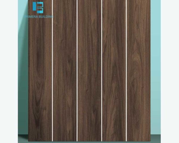 Dark Brown Wooden Porcelain Tiles 200x1200mm AAA Grade