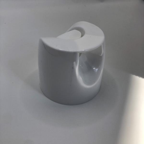 Design ergonômico da tampa da garrafa de spray de plástico branco