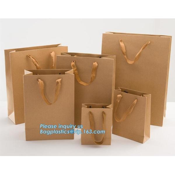 Fast Delivery Custom Made Luxury Printed Paper Bags,Recycled Custom Logo Printed Shopping Packaging Craft Brown Kraft Pa