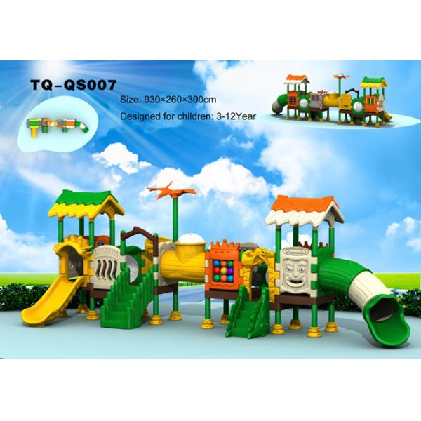Creole Styles Kids Plastic Playground Equipment Childrens Garden Toys SGS Approval