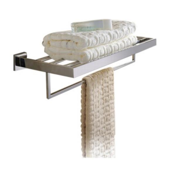 Double towel rack83111B -Square Black&Stainless steel 304&Brush &Bathroom &kitchen&Sanitary