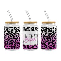 OEM Impression UV DTF Libbey enveloppes pour les tasses enveloppes espagnol 16 oz Tumbler