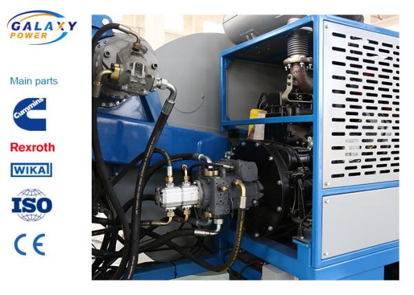 6230kg Hydraulic Cable Tensioner 5km/H Max Reverse Pulling Speed 40mm Trial Traverse