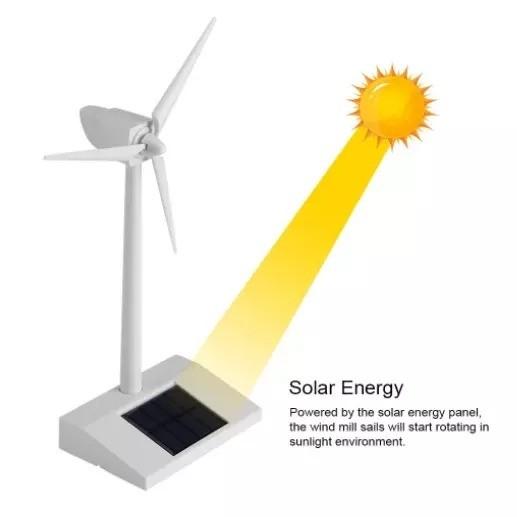 Mini New Appearance Multifunctional Solar Toy Energy Gifts Classical Toys DIY Solar Garden Windmill Toy