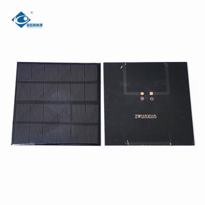 2W mono solar panels for outdoor filexable solar charger ZW-115115-6V