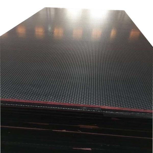 Great quality  Hexagon  15mm 9mm Anti Slip Plywood For Flooring for inside and outside with low price