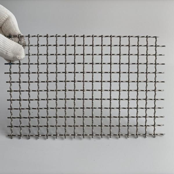 0.5m-2m Stainless Steel Crimped Wire Mesh