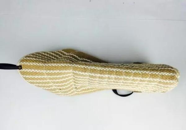 Linen material puppy Lengthening bite sleeve for k9 dog training use
