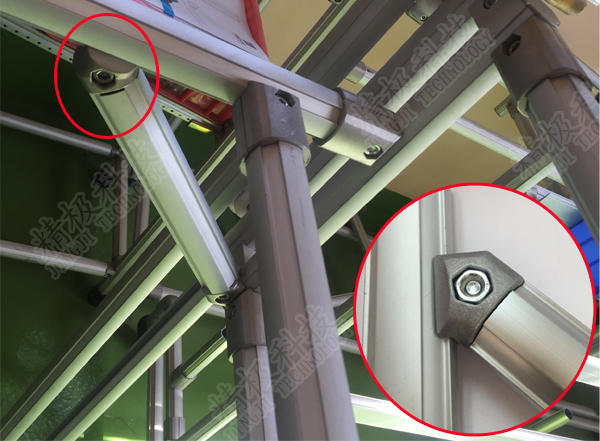AL-13 Aluminum Tubing Joints / Connectors Claw 45 Degrees Within Joints Die - casting