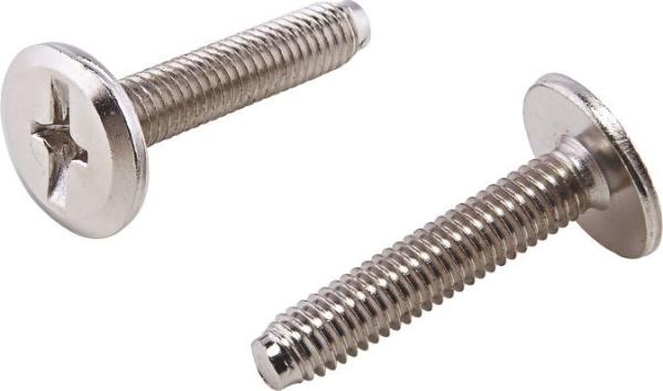 Phillips / Slotted Combo Drive Wafer Head Bolt Full Thread For Fastening