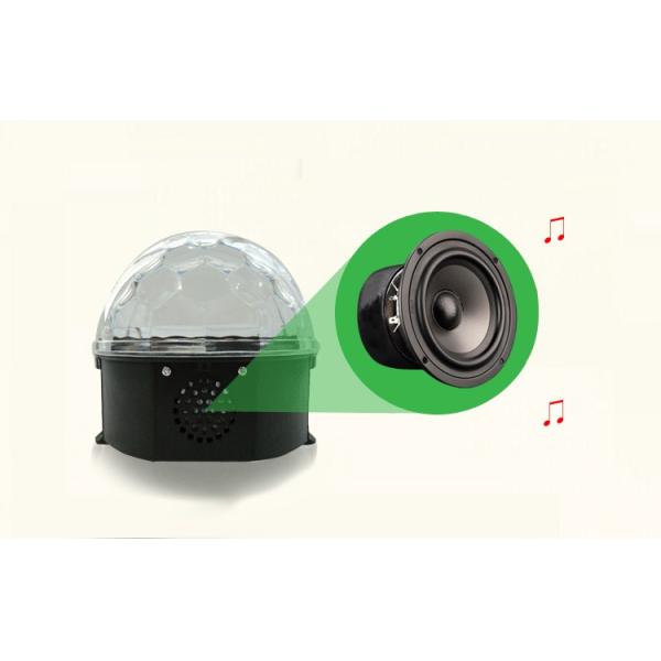 MP3 Crystal Led Magic Ball Light 18W For Medium Live Concerts Stage Lighting