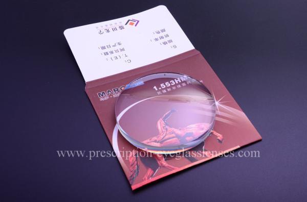 Resin Material 1.50 Index Lenses , Cr39 Uncoated Single Vision Lenses FDA Standard