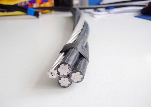 Low Voltage Overhead Electric Cables Aerial Bundle 0.6 / 1KV Aluminum Conductor