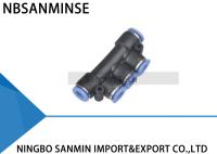 Do ar pneumático plástico da maneira do tubo 5 do One Touch junção de tubulação apropriada rápida Sanmin do PK cinco do conector da mangueira