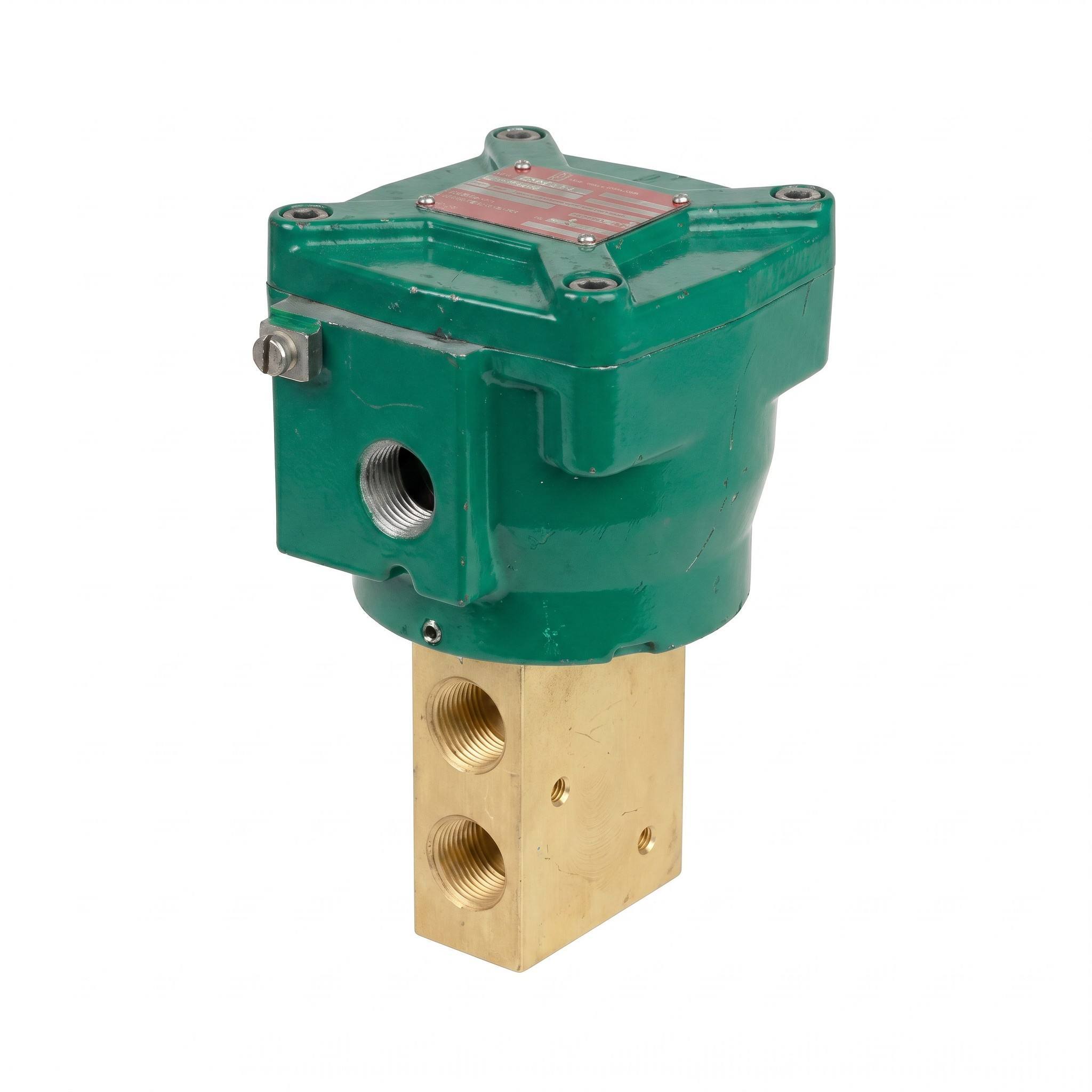 ASCO 8327 Series 3 Way 2 Position Solenoid Valve Direct Acting High Flow Control Pneumatic Actuator