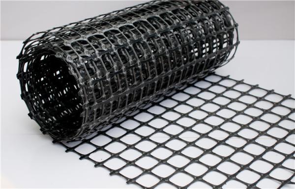 30kN Biaxial PP Geogrid For Driveway And Railway Highway Road Construction River Bank Protection