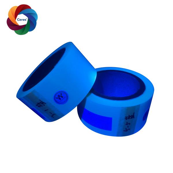 Filme de papel azul da laminação de Bopp da tinta invisível de Mic Hot Stamping Film Uv do ANIMAL DE ESTIMAÇÃO 27