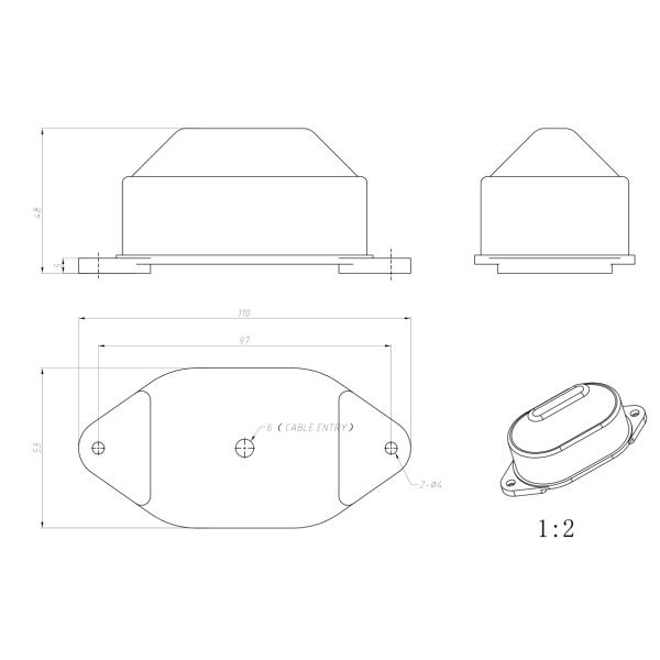 Промышленный всепогодный телефон IP67 с маяком, питание по PoE, туннельный телефон