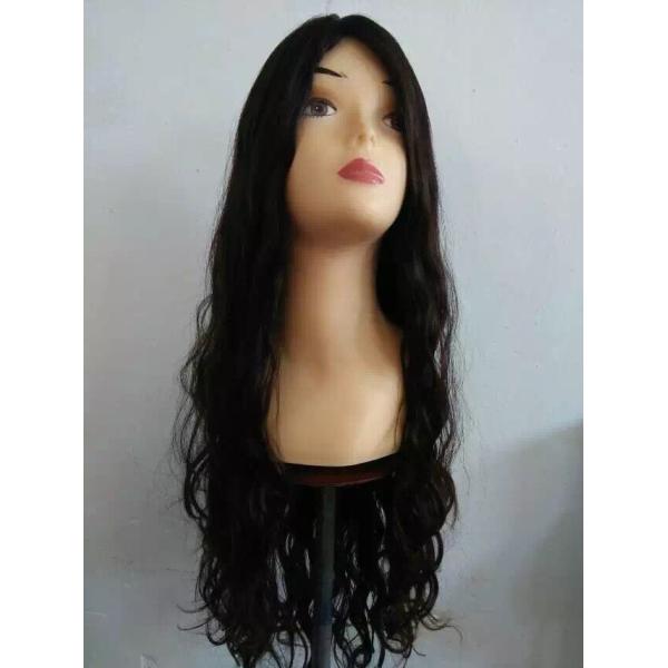 Small Layer Wig European Human Hair Wig Jewish Wig Cheap Wig, 20 Inches Full Lace Wigs