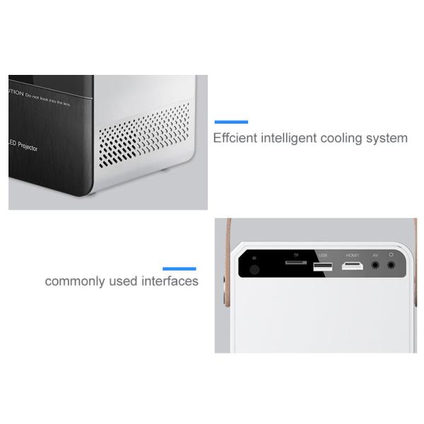 LCD Portable Multi Media Projector LED For Home Theater And Entertainment