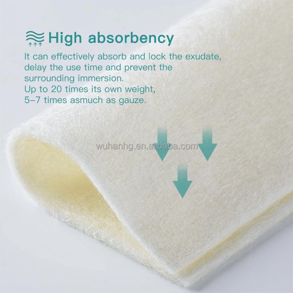 High Absorbency Calcium Alginate Dressing 10x10 For Hospital Wound Care