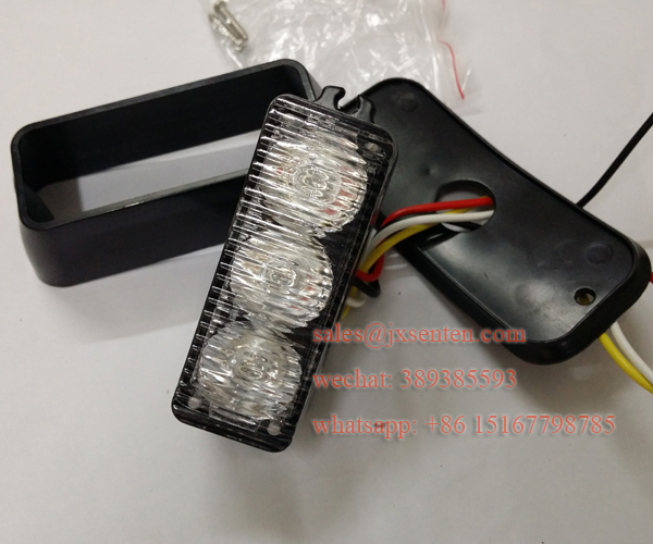 1W LED strobe Varningsljus / warning grille headlights surface visor mounting, LUCES DESTELLANTES LED ，Lampu Pol STL-310