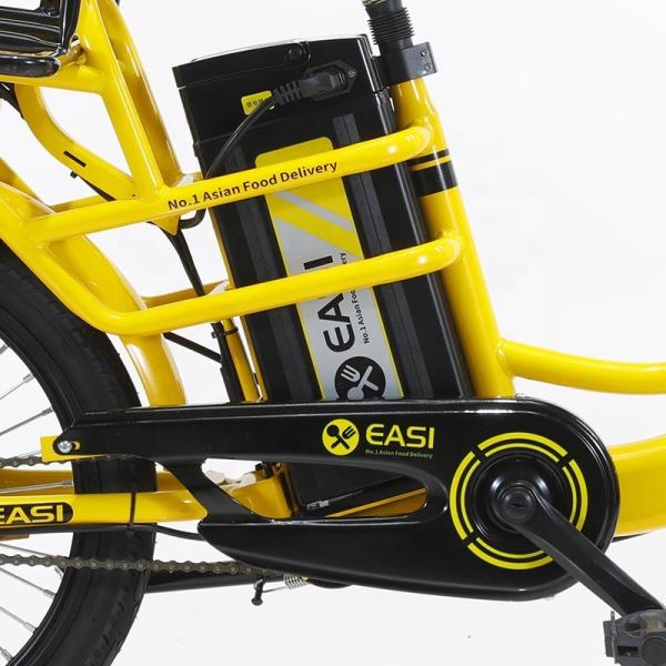 Takeout E Bike High Capacity 400W 20Ah Electric Bicycle With Aluminum Pedal