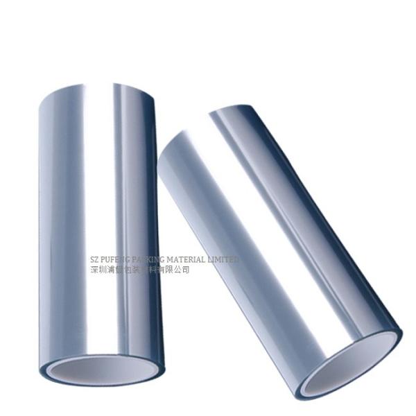 Película protetora transparente do ANIMAL DE ESTIMAÇÃO de 10mm-200mm, umidade - o silicone da prova revestiu o filme de poliéster