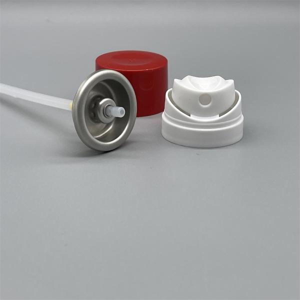 Válvula de spray de desodorante de aluminio de 53 mm para aplicación corporal