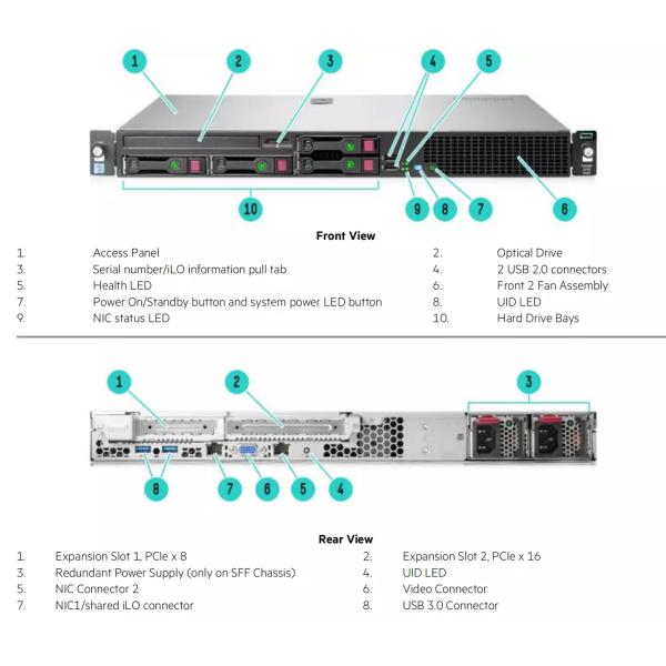Горячий сервер DL20 Gen9 представления ядра 3.7GHz 4 16GB ProLiant E3-1240v 6 продажи
