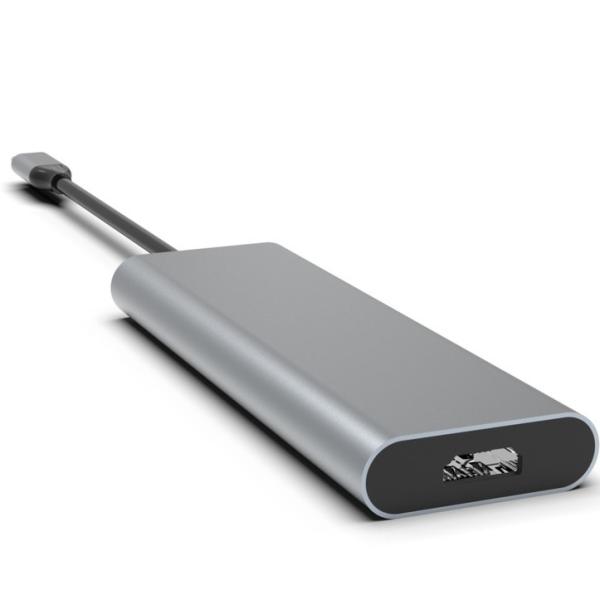 Type C USB C адаптер Multiport Adapter Hub с Ethernet 4K HDMI 3 USB 3.0 порты 100W PD совместимый