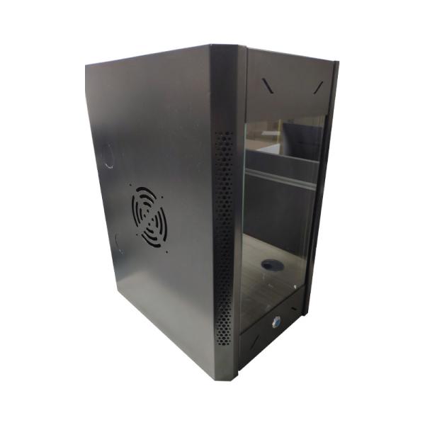 Estaca de rede montada na parede e no chão com construção de aço durável