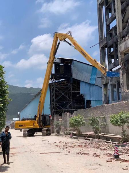 Crescimento alerta de High Reach Demolition da máquina escavadora da entrega da fábrica para ZX330 CAT349 SY500
