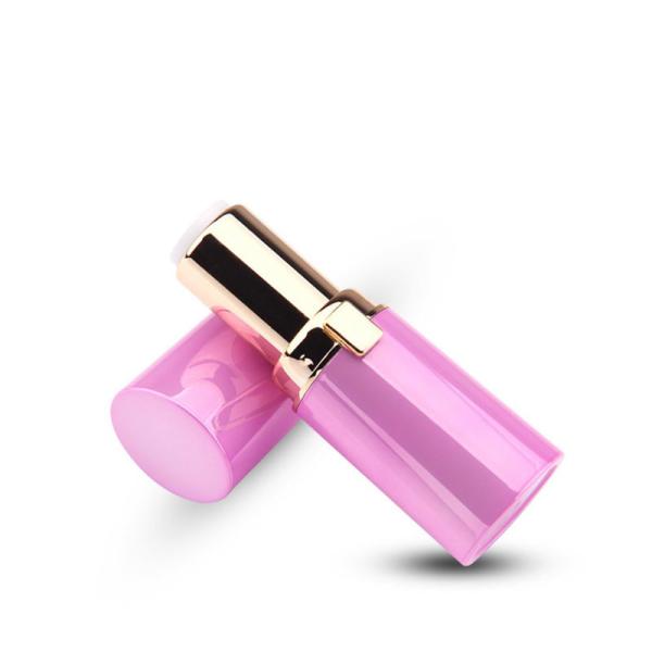 Customized Noble Purple Empty Lipstick Tubes Abs Plastic Cosmetic Tubes