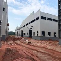 Estrutura de aço pré-fabricada com viga H para construção residencial sustentável